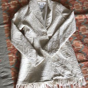 Billabong Embroidered Fringe Coat